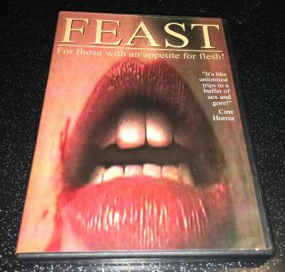 Feast Dvd Rare Oop Dead Alive Productions Cannibal Cannibalism Horror Gore 2002