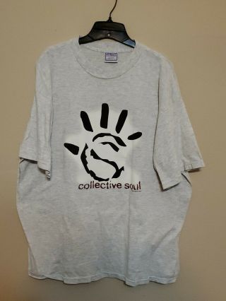 Rare Vintage 90s 1999 Collective Soul Dosage Album Concert Tour T Shirt X - Large
