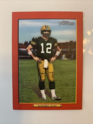 2006 Aaron Rodgers Topps Turkey Red 120 Red Version Rare 2nd Year Card