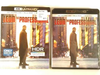 Leon The Professional 4k Ultra Hd Blu - Ray 2017 Oop Slipcover Rare No Digital
