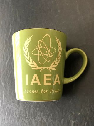 Rare - Iaea Green Ceramic Mug