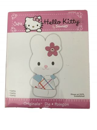 Sizzix 655789 Originals Die Hello Kitty Kathy Pre - Owned,  Rare