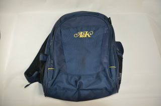 Abercrombie & Kent Backpack Carry On Travel Bag Navy Blue Htf Rare