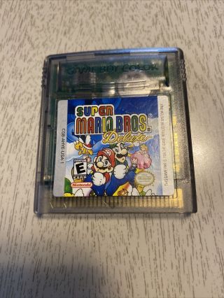 Mario Bros.  Deluxe Nintendo Game Boy Color Gameboy Cartridge (1999) Rare