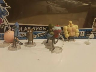 Regular Show Figures Set Cartoon Network 7 Figurines Rare Open