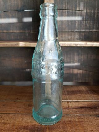 Rare Vintage Chattanooga Tn Coca - Cola Soda Water Bottle - Tennessee