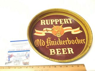 Rare Vintage Ruppert Old Knickerbocker Beer Tray