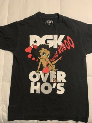 Rare Dgk Black Betty Boop T - Shirt