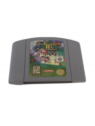 Nintendo Mario 64 (nintendo 64,  1996) N64 Video Game Vintage Rare Htf Vg