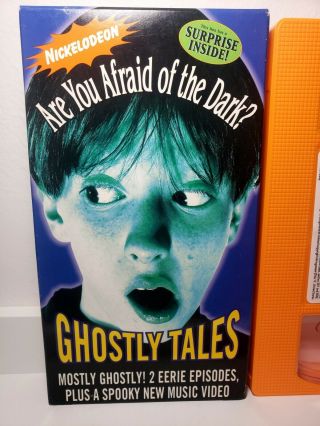 Are You Afraid of the Dark: Ghostly Tales (VHS,  1994) Nickelodeon Rare OOP 2