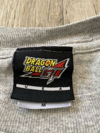 Vintage 2000S Dragon Ball Z Goku T - Shirt Size S Made In USA Rare 3