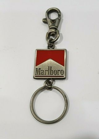Vintage Marlboro Key Chain Key Ring Keychain Keyring - Rare
