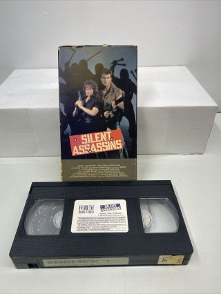 Silent Assassins Vhs,  Sam Jones,  Linda Blair - 1988 Forum Video Rare