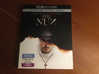 The Nun (4k Ultra Hd/blu - Ray,  2018,  Includes Rare Slipcover)