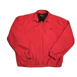 Vintage 90s Polo Ralph Lauren Red Pony Logo Usa Rare Jacket Men’s Large