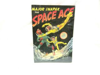 Comic Book Rare Old Major Inapak Space Ace From The Golden Age 1951 1