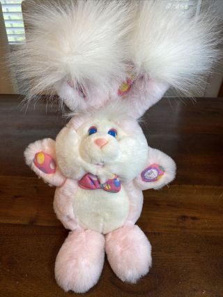Vintage 1993 Giggle Bunny 16” Plush Laughing Shaking Rare Rabbit Plush Htf