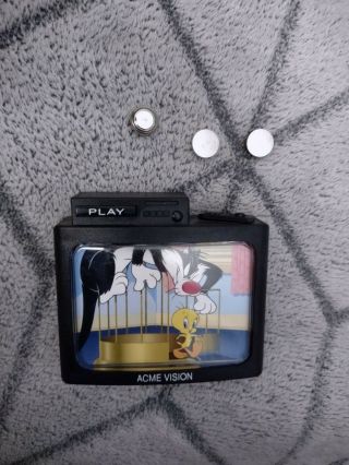 Rare 1997 Acme Refrigerator Sound Magnet - Acme Vision With Vhs & Remote On Tv