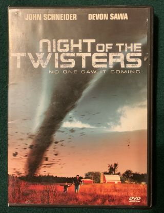 Night Of The Twisters (dvd,  2006) Rare Oop