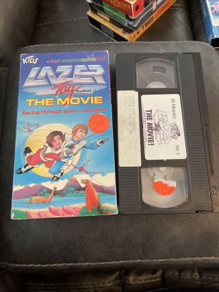 Lazer Tag Academy The Movie (vhs,  1986) Worlds Of Wonder Rare Oop Kids Fantasy