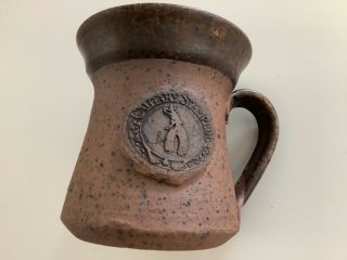 Calgary Stampede Rare Coffee Mug Brown Rodeo Ceramic Cup Vintage