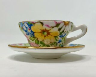 Rosina Bone China Small Tea Cup and Saucer 3/4 
