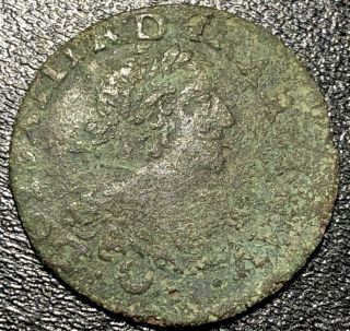 1639 France Double Tournois King Louis XIII Rare French Medieval Coin 3 2