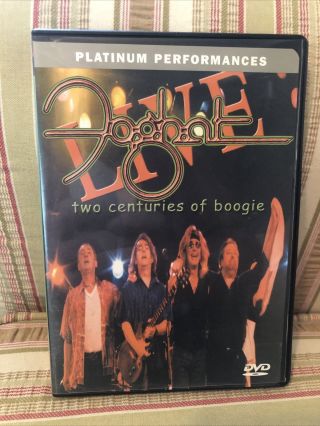 Foghat - Two Centuries Of Boogie Dvd 2001 Live Concert Oop Rare