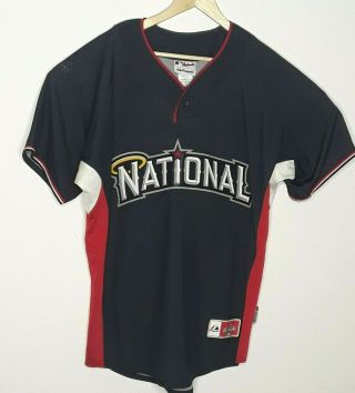 Rare 2010 Mlb All Star Game National League Bp Jersey Sz Large W/patch