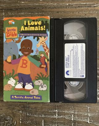Little Bill: I Love Animals (2002,  Nick Jr. ) Rare Vhs Of Nickelodeon Classic