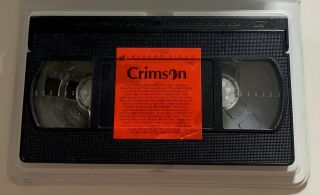 Wizard Video CRIMSON THE COLOR OF TERROR Big Box VHS Rare OOP Horror 3