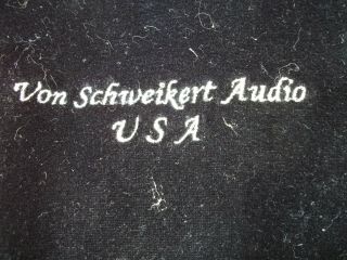 Velvet Cover For One Von Schweikert Vr - 2 Speaker,  Rare