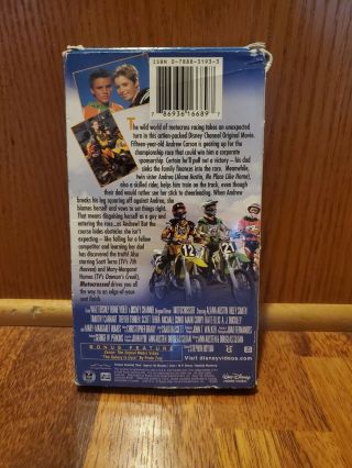 Motocrossed VHS Disney Channel Rare VINTAGE COLLECTIBLE - VHTF 2