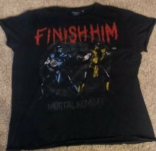 Mortal Kombat Shirt Vintage Size Xl Very Rare