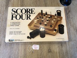 Rare Vintage 1974 Score Four Game Lakeside 8325 100 Complete