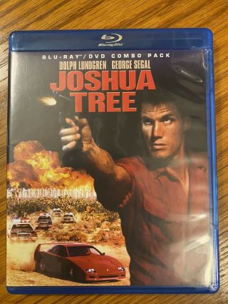 Joshua Tree Blu - Ray,  Dvd - Rare Out Of Print - Shout Factory - Dolph Lundgren