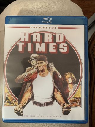 Hard Times Blu - Ray Rare Oop - Twilight Time - Charles Bronson - Limited To 3000