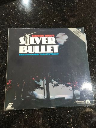 Silver Bullet Laserdisc Ld Rare Cycle Of The Werewolf Extended Play Stephen Kin
