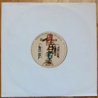 Quarter Back - You Can,  Remix Rare 10 " Vinyl Record Jungle Drum And Bass 90s