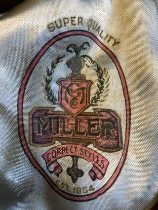 Vintage Miller Quality Hat 7 3/8 Cowboy Rare Old Collectible