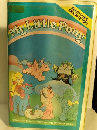 My Little Pony (vhs,  1984) Children’s Video Library Big Box Clamshell Rare Kids