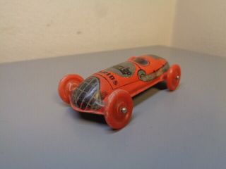 Vintage 1950s Tinplate Haribo Lakrids Racing Car Made In Germany Very Rare Vg