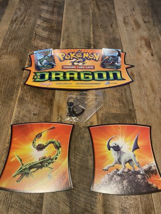Very Rare Pokemon Dragon In Store Promo Hanging Mobile Includes Hangers
