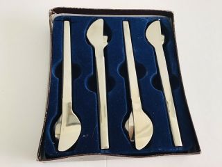 Vernco Mid Century Modern Stainless Steel Nesting Cutlery Rare Set
