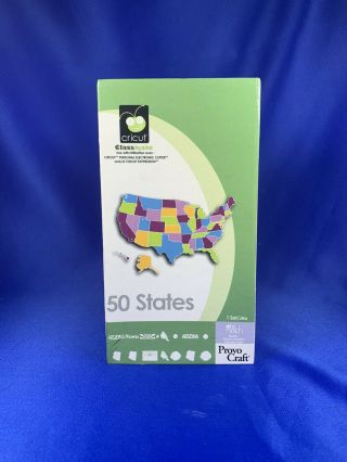 Cricut Cartridge 50 States Complete - Rare - Fast Unsure If Linked