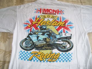 Very Rare 1990,  S Ron Haslam Jps Norton Vintage T Shirt