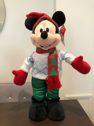 Rare Disney Mickey Mouse Holiday Greeter (2019)