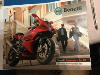 Benelli Tornado Tre Rs Brochure.  Rare.  900.