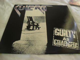 Culprit - Guilty As Charged - Ultra Rare First Press Vinyl Lp 1983 Classic Metal