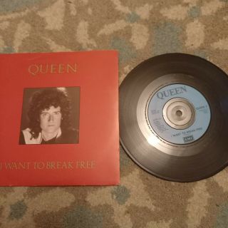Queen I Want To Break Rare Brian May Sleeve In Orig Hard Cover 7 " Single